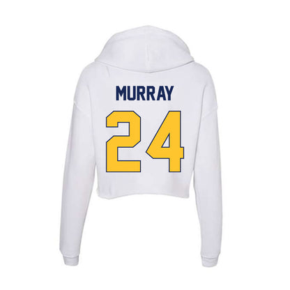 Marquette - NCAA Women's Soccer : Megan Murray - Women's Crop Fleece Hoodie-1