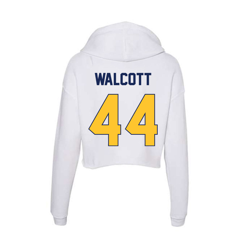 Marquette - NCAA Women's Lacrosse : Kaija Walcott - Classic Shersey Women's Crop Fleece Hooded Sweatshirt-1