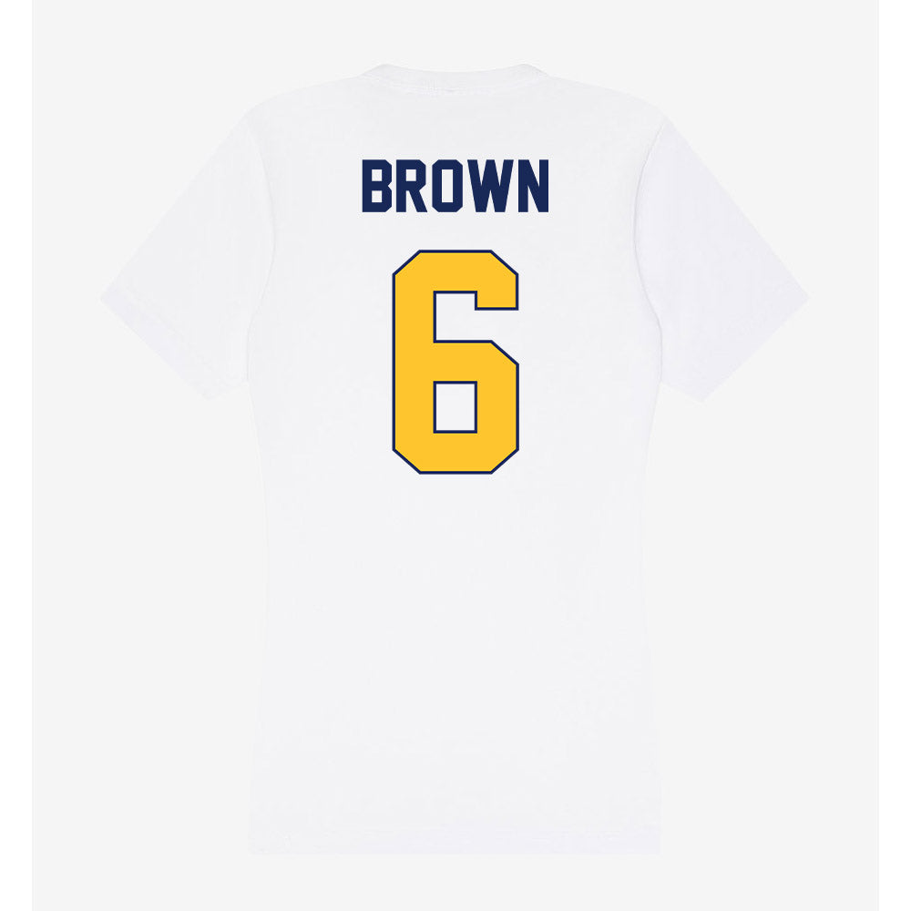Marquette - NCAA Women's Lacrosse : Haley Brown - Women's V-Neck T-Shirt-1