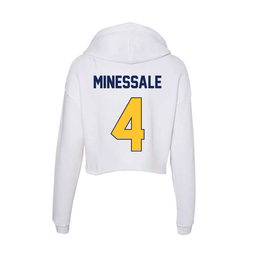 Marquette - NCAA Men's Basketball : Nolan Minessale - Classic Shersey Women's Crop Fleece Hoodie-1