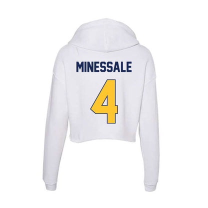 Marquette - NCAA Men's Basketball : Nolan Minessale - Classic Shersey Women's Crop Fleece Hoodie-1