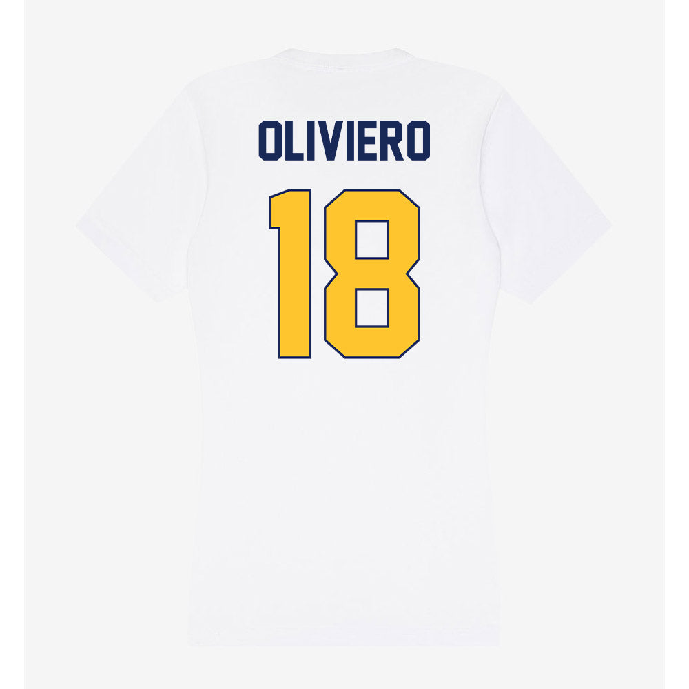 Marquette - NCAA Women's Soccer : Capri Oliviero - Women's V-Neck T-Shirt-1