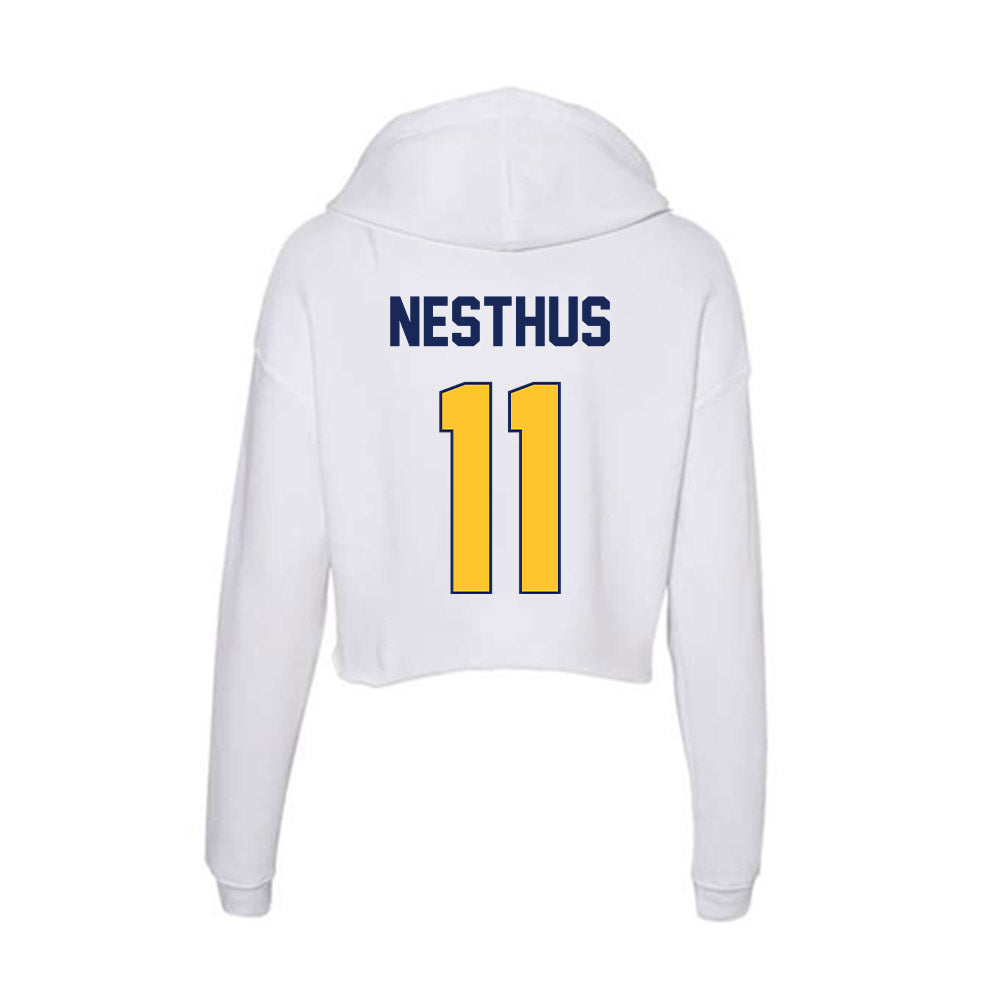 Marquette - NCAA Men's Soccer : Lucas Nesthus - Women's Crop Fleece Hoodie-1