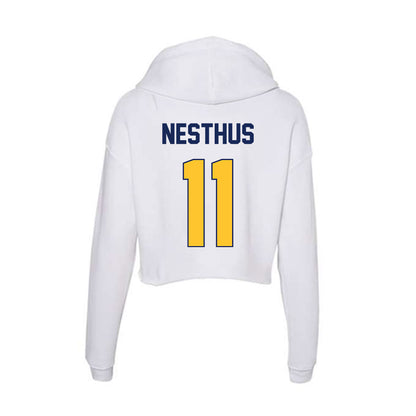 Marquette - NCAA Men's Soccer : Lucas Nesthus - Women's Crop Fleece Hoodie-1
