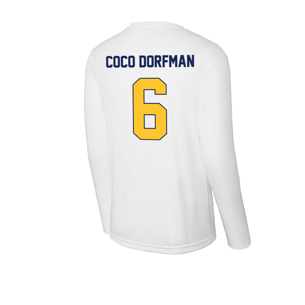 Marquette - NCAA Women's Soccer : Coco dorfman Coco dorfman - Activewear Long Sleeve T-Shirt-1