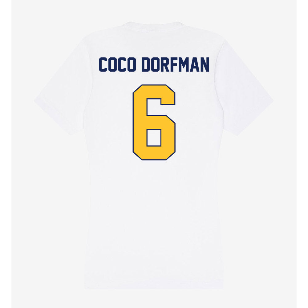 Marquette - NCAA Women's Soccer : Coco dorfman Coco dorfman - Women's V-Neck T-Shirt-1