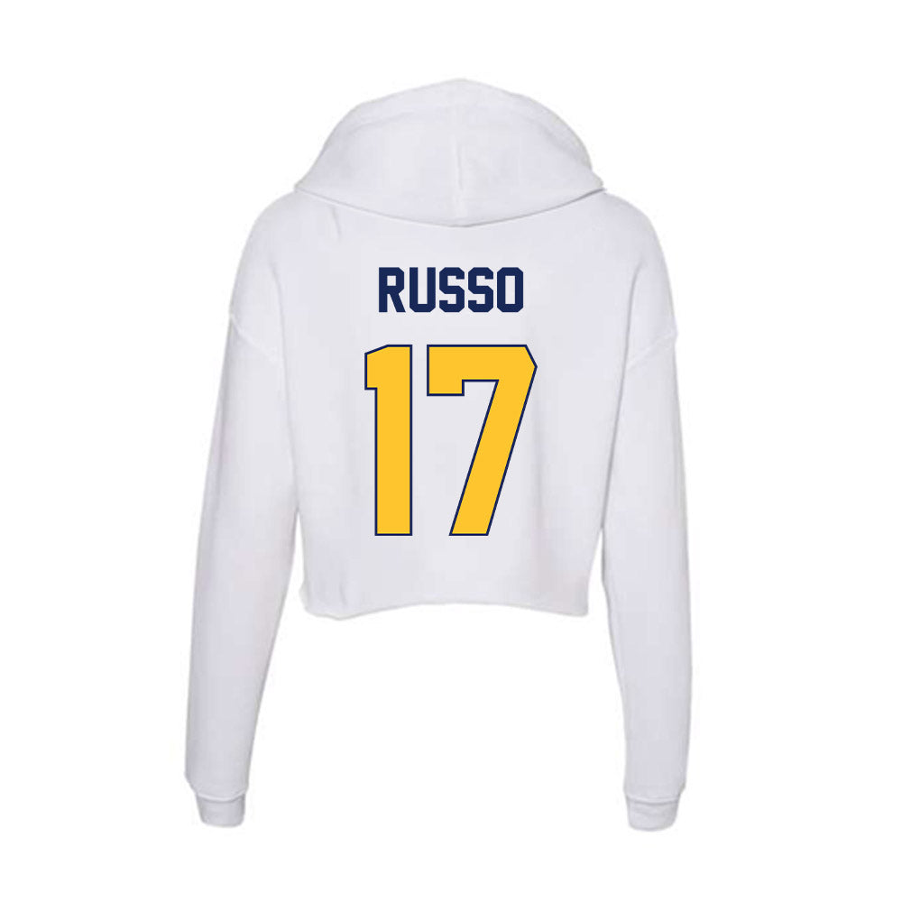 Marquette - NCAA Women's Soccer : Allessandra Russo - Classic Shersey Women's Crop Fleece Hoodie-1