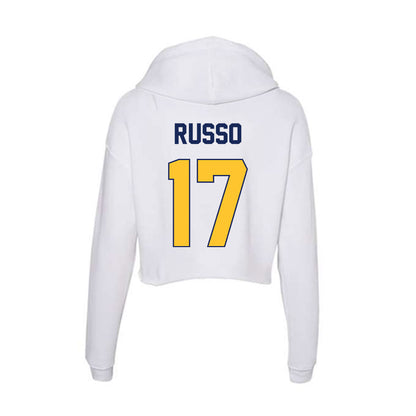 Marquette - NCAA Women's Soccer : Allessandra Russo - Classic Shersey Women's Crop Fleece Hoodie-1