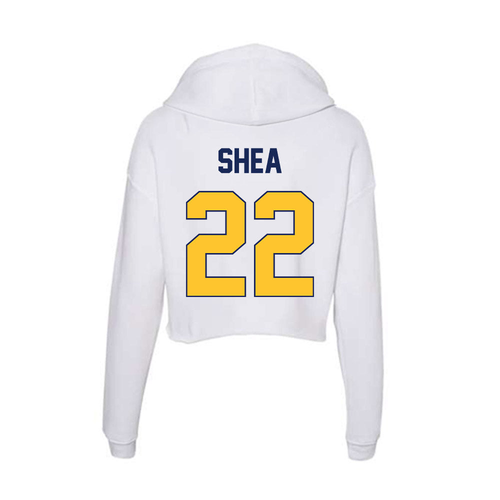 Marquette - NCAA Women's Soccer : Clare Shea - Women's Crop Fleece Hoodie-1