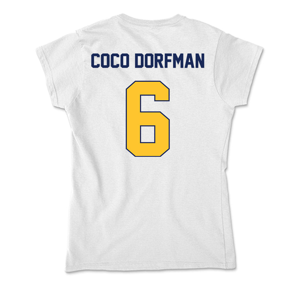 Marquette - NCAA Women's Soccer : Coco dorfman Coco dorfman - Soft Style Women’s T-Shirt-1