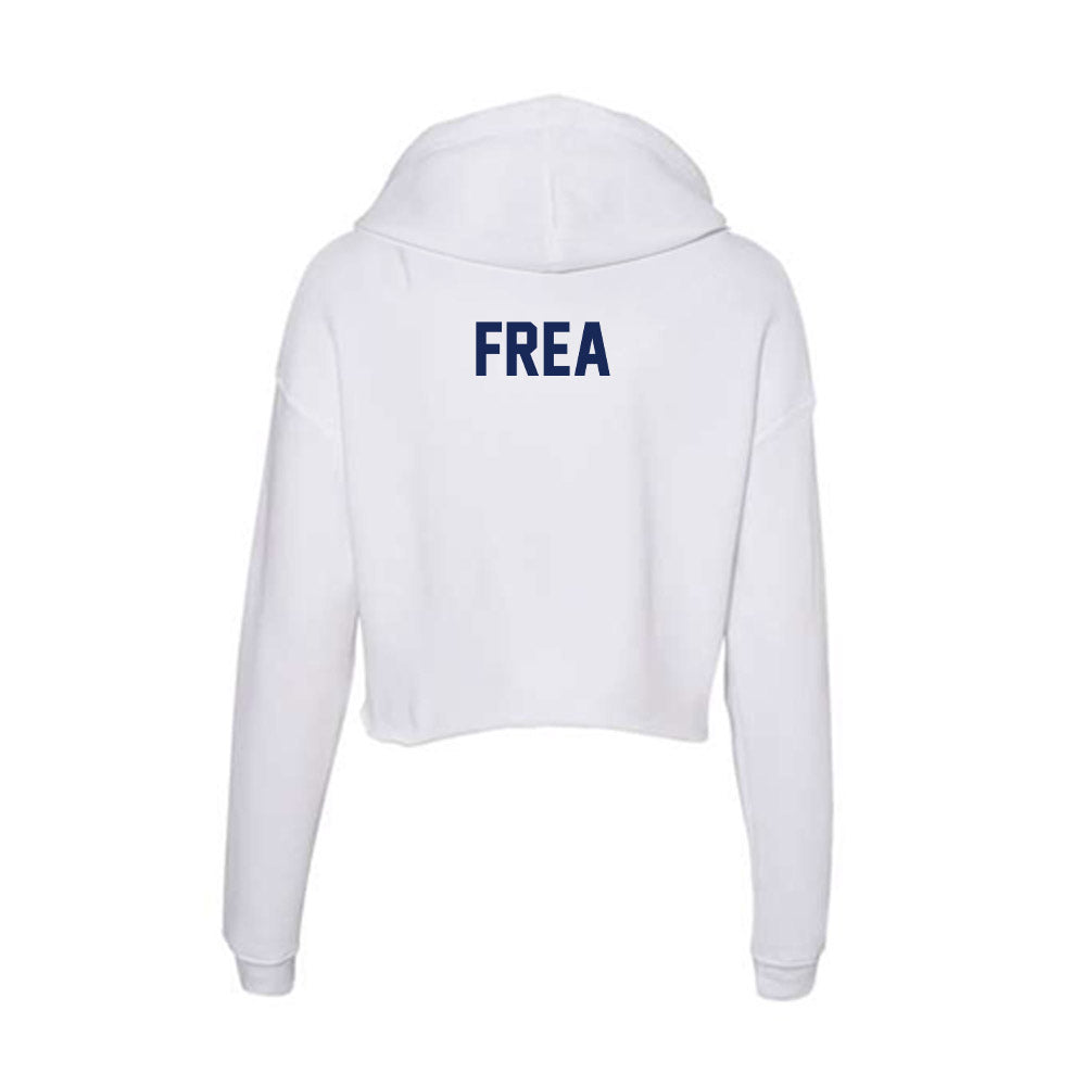 Marquette - NCAA Men's Track & Field : Blake Frea - Women's Crop Fleece Hoodie-1