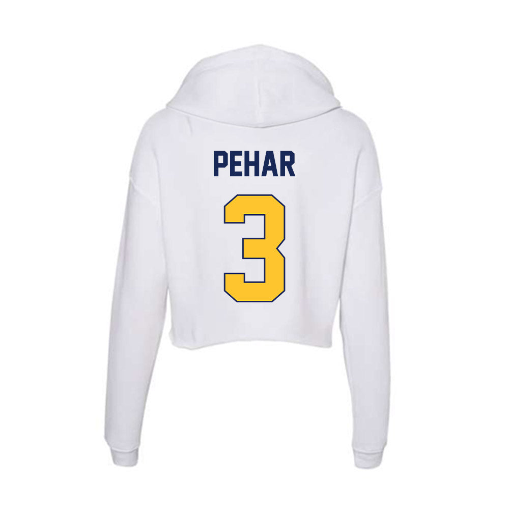 Marquette - NCAA Men's Soccer : Rio Pehar - Women's Crop Fleece Hoodie-1