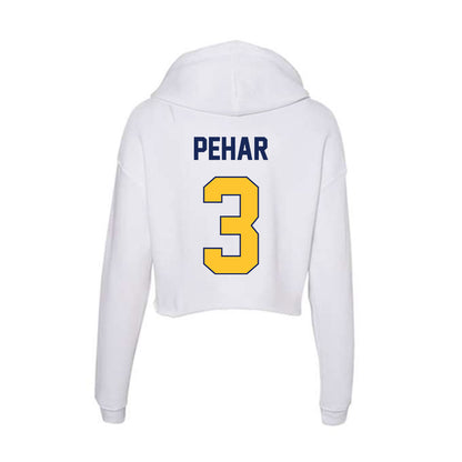 Marquette - NCAA Men's Soccer : Rio Pehar - Women's Crop Fleece Hoodie-1