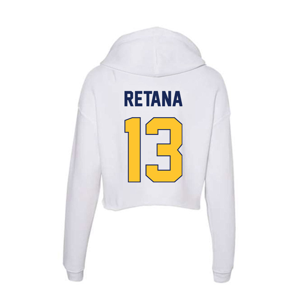 Marquette - NCAA Women's Soccer : Gabriela Retana - Classic Shersey Women's Crop Fleece Hoodie-1