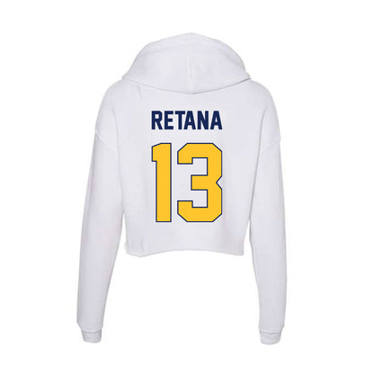 Marquette - NCAA Women's Soccer : Gabriela Retana - Classic Shersey Women's Crop Fleece Hoodie-1