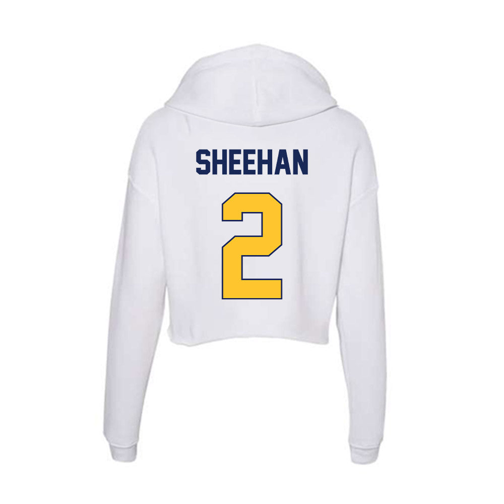 Marquette - NCAA Women's Soccer : Kaylie Sheehan - Classic Shersey Women's Crop Fleece Hoodie-1