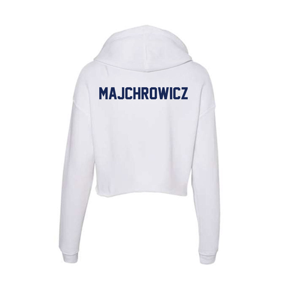 Marquette - NCAA Men's Track & Field : Tommy Majchrowicz - Women's Crop Fleece Hoodie-1