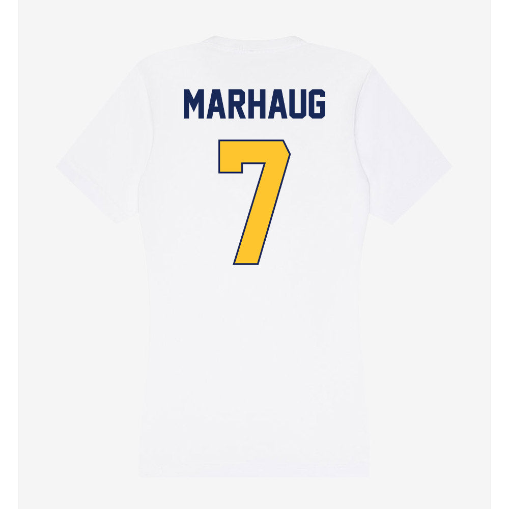 Marquette - NCAA Women's Soccer : Ida Marhaug - Women's V-Neck T-Shirt-1