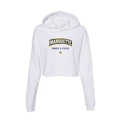 Marquette - NCAA Women's Track & Field : Nonic Oelling - Women's Crop Fleece Hoodie-0