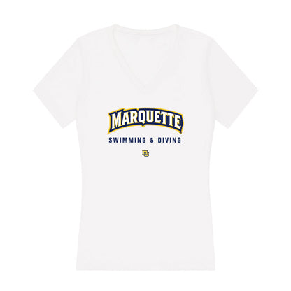 Marquette - NCAA Women's Swimming & Diving : Finley Warren - Classic Shersey Women's V-Neck T-Shirt-0