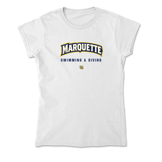 Marquette - NCAA Women's Swimming & Diving : Alexis Gliniecki - Classic Shersey Soft Style Women’s T-Shirt-0