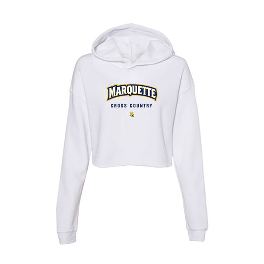 Marquette - NCAA Women's Cross Country : Alexa Overstreet - Women's Crop Fleece Hoodie-0