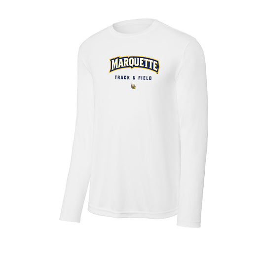 Marquette - NCAA Women's Track & Field : Norah Peiffle - Activewear Long Sleeve T-Shirt-0
