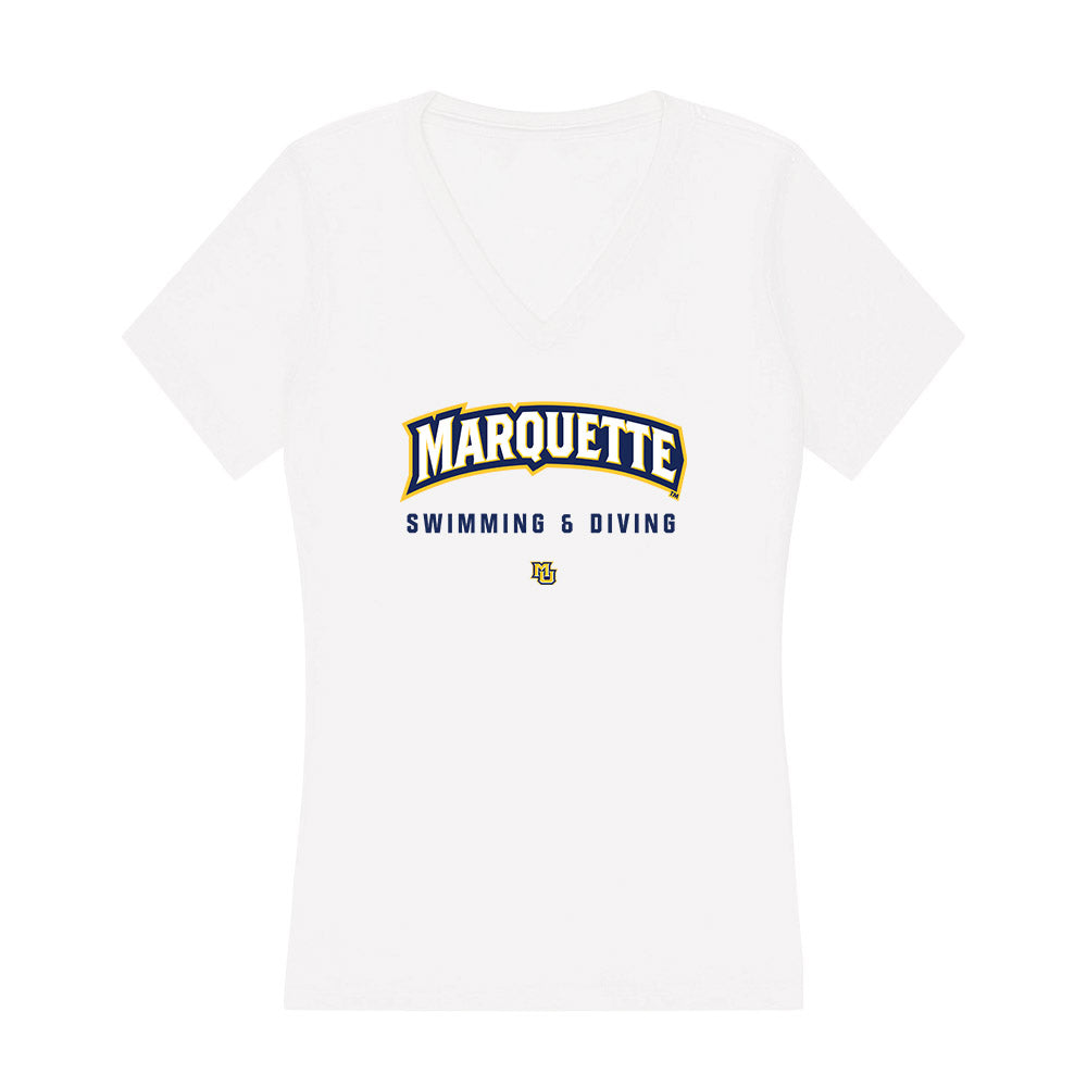 Marquette - NCAA Women's Swimming & Diving : Raleigh Kaul - Classic Shersey Women's V-Neck T-Shirt-0