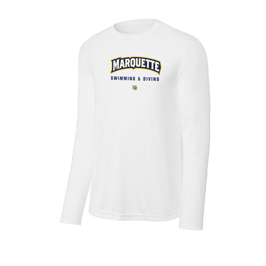 Marquette - NCAA Women's Swimming & Diving : Nina Newton - Classic Shersey Activewear Long Sleeve T-Shirt-0