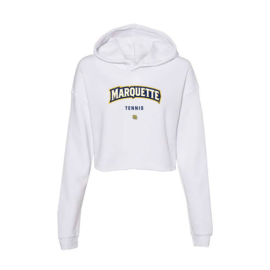 Marquette - NCAA Men's Tennis : Alex Thomas - Classic Shersey Women's Crop Fleece Hoodie-0
