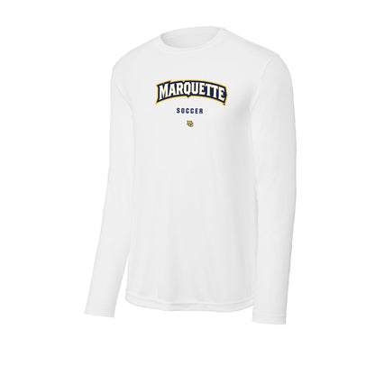 Marquette - NCAA Men's Soccer : Drew Mullins - Activewear Long Sleeve T-Shirt-0