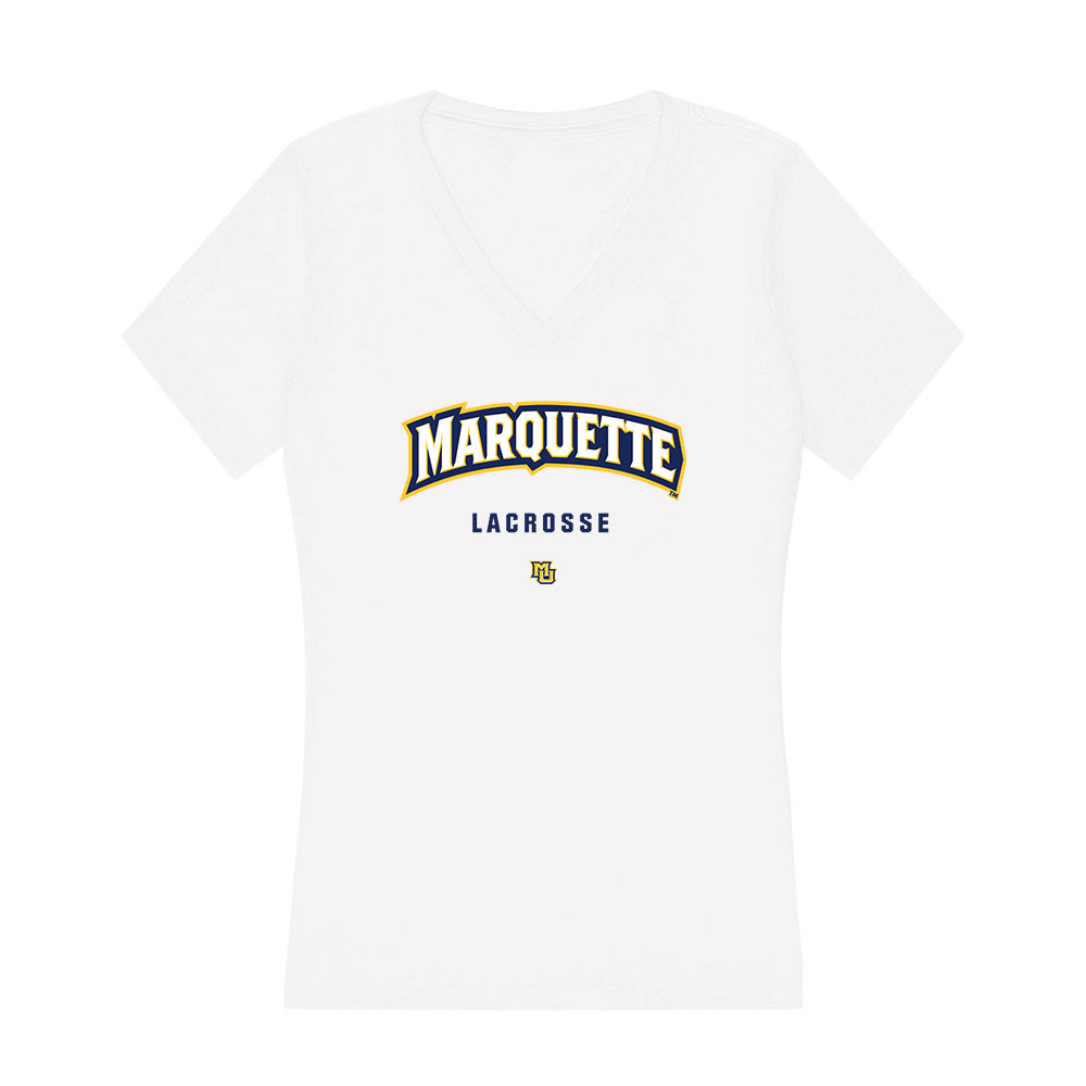 Marquette - NCAA Men's Lacrosse : Beau Westphal - Classic Shersey Women's V-Neck T-Shirt-0