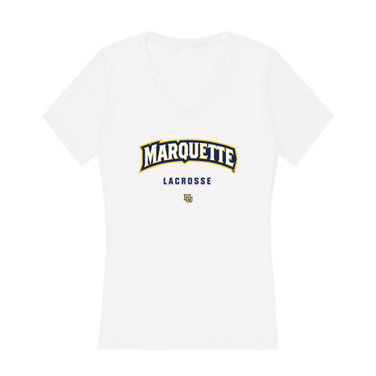 Marquette - NCAA Men's Lacrosse : Beau Westphal - Classic Shersey Women's V-Neck T-Shirt-0
