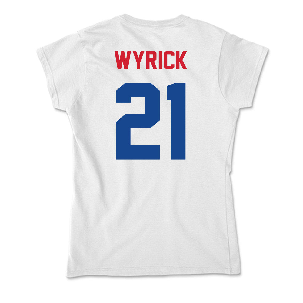 SMU - NCAA Football : Jimmy Wyrick - Soft Style Women’s T-Shirt-1