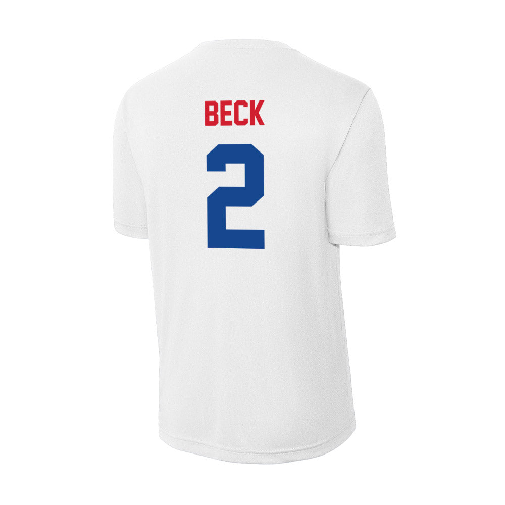 SMU - NCAA Women's Soccer : Kamiya Beck - Activewear T-Shirt-1