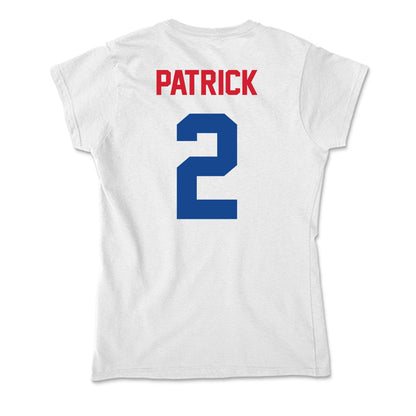 SMU - NCAA Men's Basketball : Jacob Patrick - Soft Style Women’s T-Shirt-1