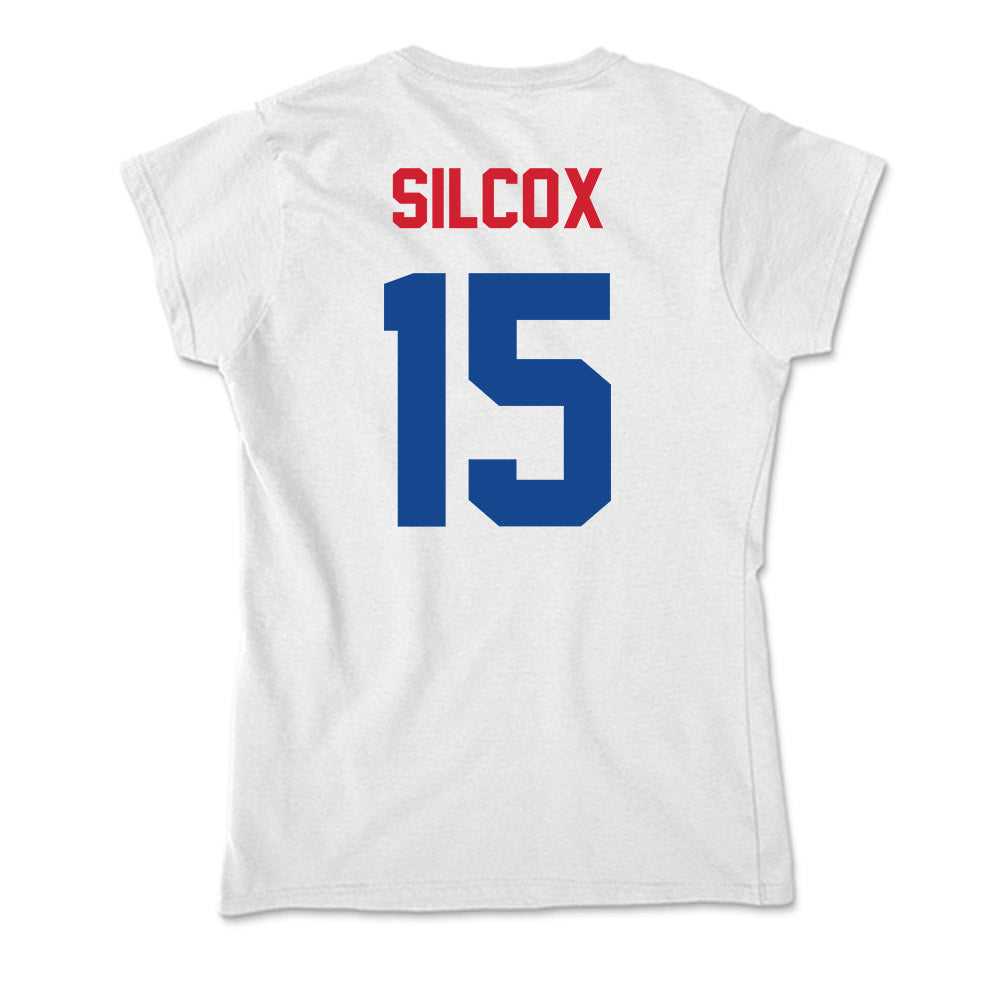 SMU - NCAA Women's Soccer : Olivia Silcox - Soft Style Women’s T-Shirt-1