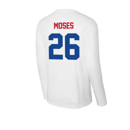 SMU - NCAA Football : Jaylen Moses - Activewear Long Sleeve T-Shirt-1