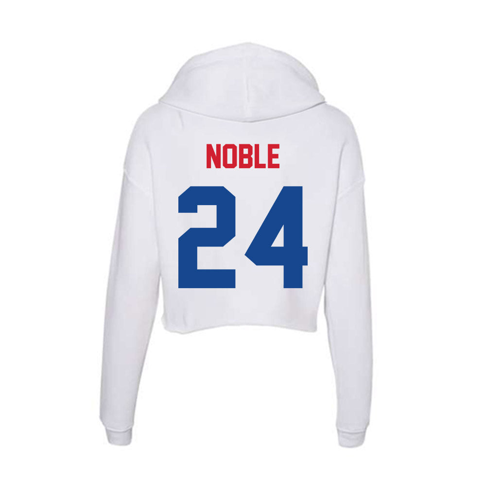 SMU - NCAA Women's Soccer : Kaylee Noble - Women's Crop Fleece Hoodie-1