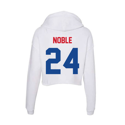 SMU - NCAA Women's Soccer : Kaylee Noble - Women's Crop Fleece Hoodie-1