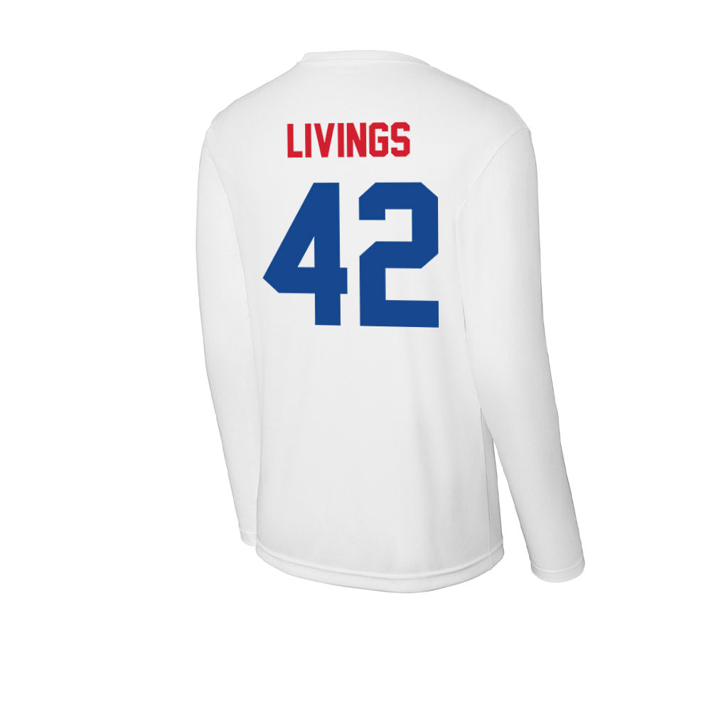SMU - NCAA Women's Volleyball : Jadyn Livings - Activewear Long Sleeve T-Shirt-1