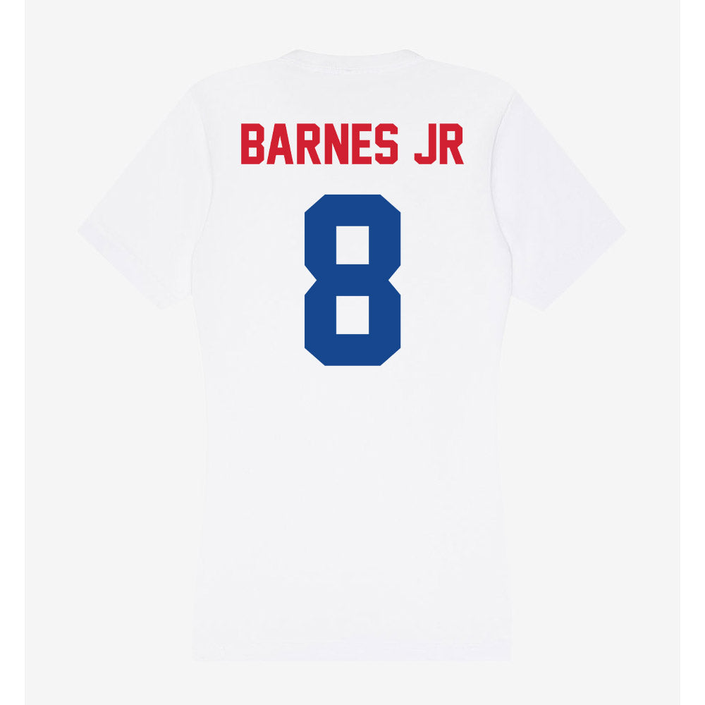 SMU - NCAA Football : Marcellus Barnes Jr - Women's V-Neck T-Shirt-1