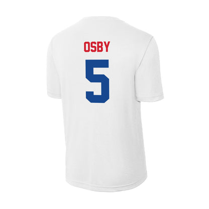 SMU - NCAA Women's Basketball : Zoe Osby - Activewear T-Shirt-1
