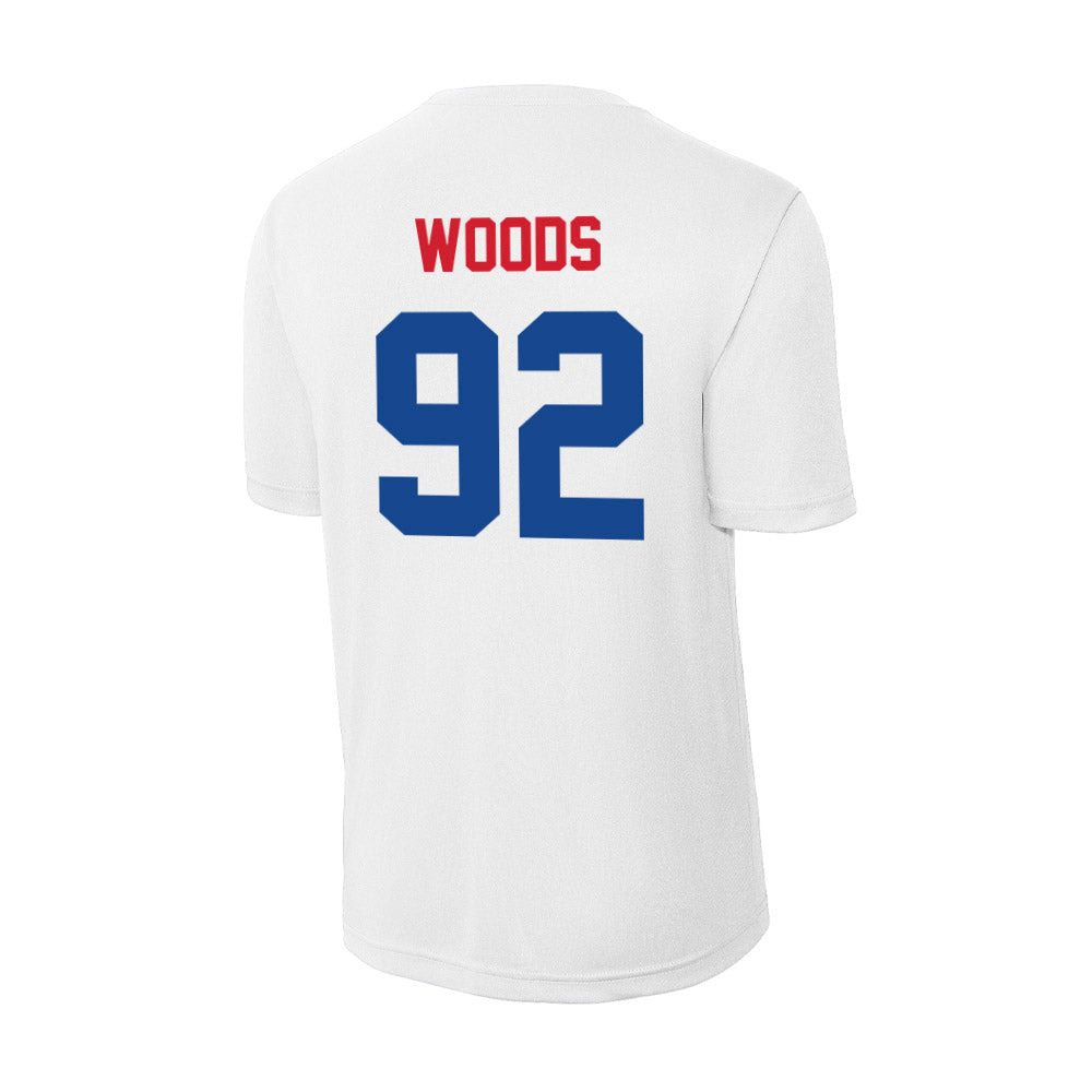 SMU - NCAA Football : Hudson Woods - Activewear T-Shirt-1