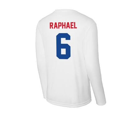 SMU - NCAA Football : Kendrick Raphael - Activewear Long Sleeve T-Shirt-1