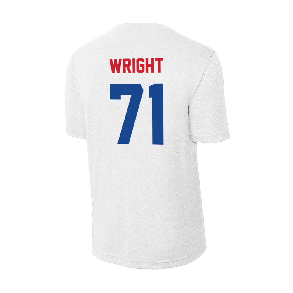 SMU - NCAA Football : Max Wright - Activewear T-Shirt-1