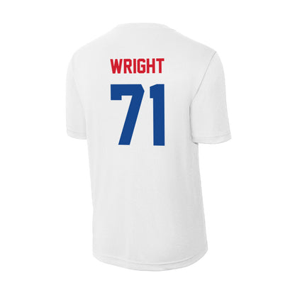 SMU - NCAA Football : Max Wright - Activewear T-Shirt-1