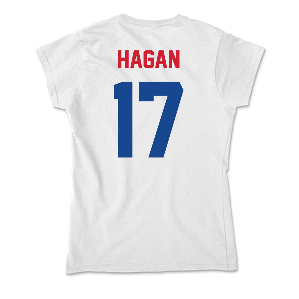 SMU - NCAA Women's Soccer : Londynn Hagan - Soft Style Women’s T-Shirt-1