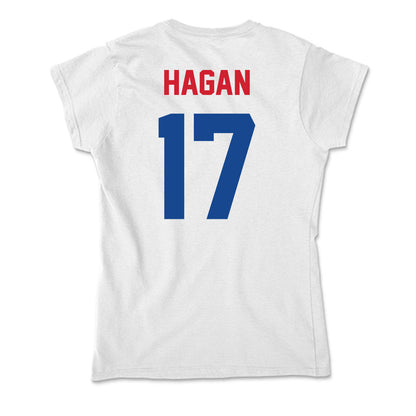 SMU - NCAA Women's Soccer : Londynn Hagan - Soft Style Women’s T-Shirt-1
