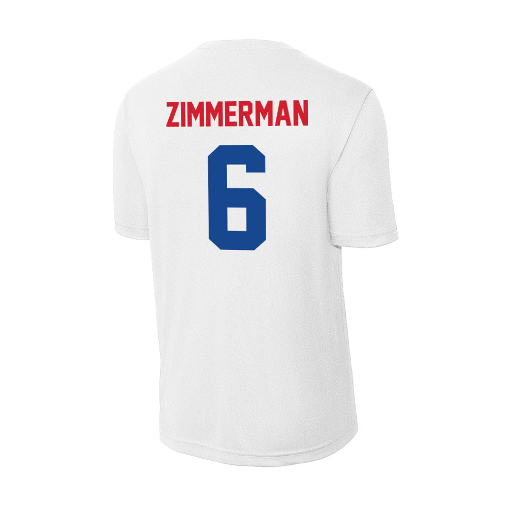 SMU - NCAA Women's Soccer : Ella Zimmerman - Activewear T-Shirt-1